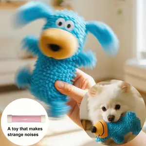 Squeaky Teething Dog Toy with Interactive Sound Interactive sound-making dog toy for entertainment Durable chew toy with long-lasting resistance Squeaks when shaken Teething toy suitable for small to medium-sized dogs