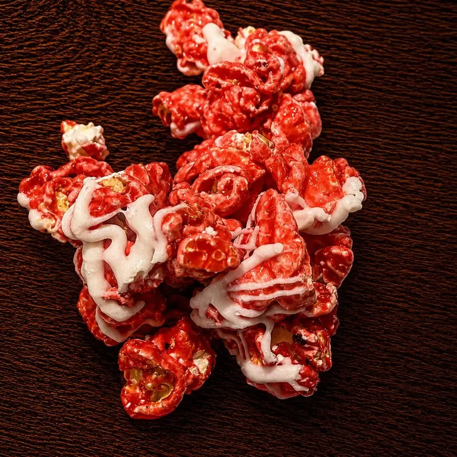 Strawberry & Cream Flavored Popcorn Snack