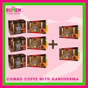 COMBO COFFE GANODERMA 4 EN 1 + 2 EN 1 +  2 FREE COFFE WHITH COFFE  ESB Beverage