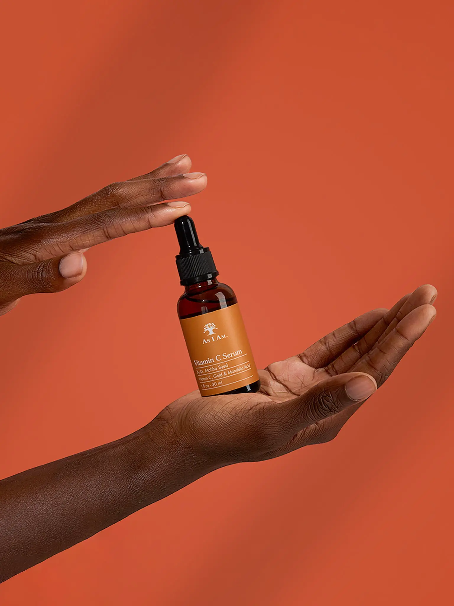 As I Am Vitamin C Serum For Face - with 10% Vitamin C, Gold & Mandelic Acid - Brightens - Helps Even Skin Tone - Visibly Brightens Dark Spots - Hydrates & Promotes Radiant & Glowing Skin