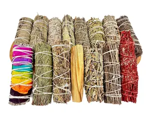 Energy Cleansing Sticks - You Choose the Herb! - 4" Herb Bundles for Smoke Cleansing - Natural Herbs - Cleansing Wand - Dried Herbal Wand