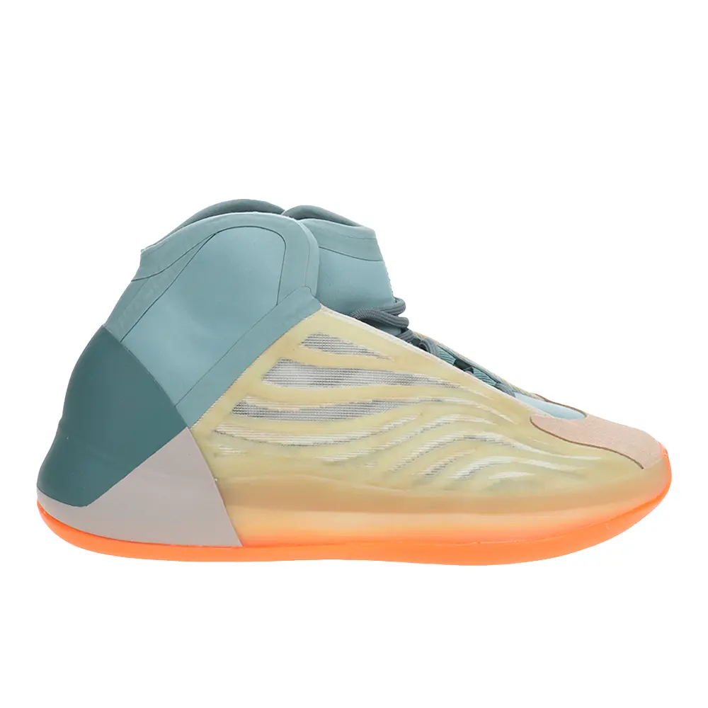 adidas Mens Yeezy Qntm Basketball Sneakers Shoes Casual - Beige, Blue, Orange