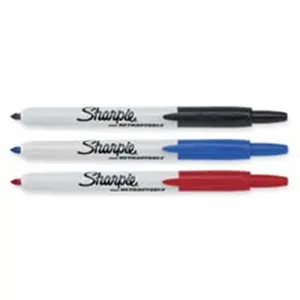 212 MAIN Sharpie Fine Tip Retractable Markers - Red, Leak-Proof, Permanent Mark, Office Supplies for Scrapbooking & Stamping DIY Projects