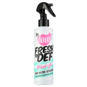 The Doux Fresh To Def Leave-In Curl Refresher Haircare Product, 8 oz Hydrating Oil for Dry Curly Hair to Hydrate and Revitalize
