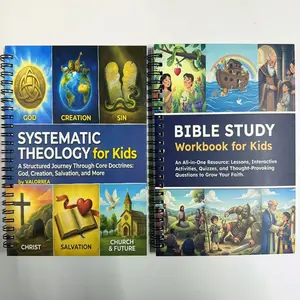 Bible Study & Systematic Theology Workbook, Educational Learning Materials for Kids, Enhance Understanding of Religious Concepts, Spiral Notebook