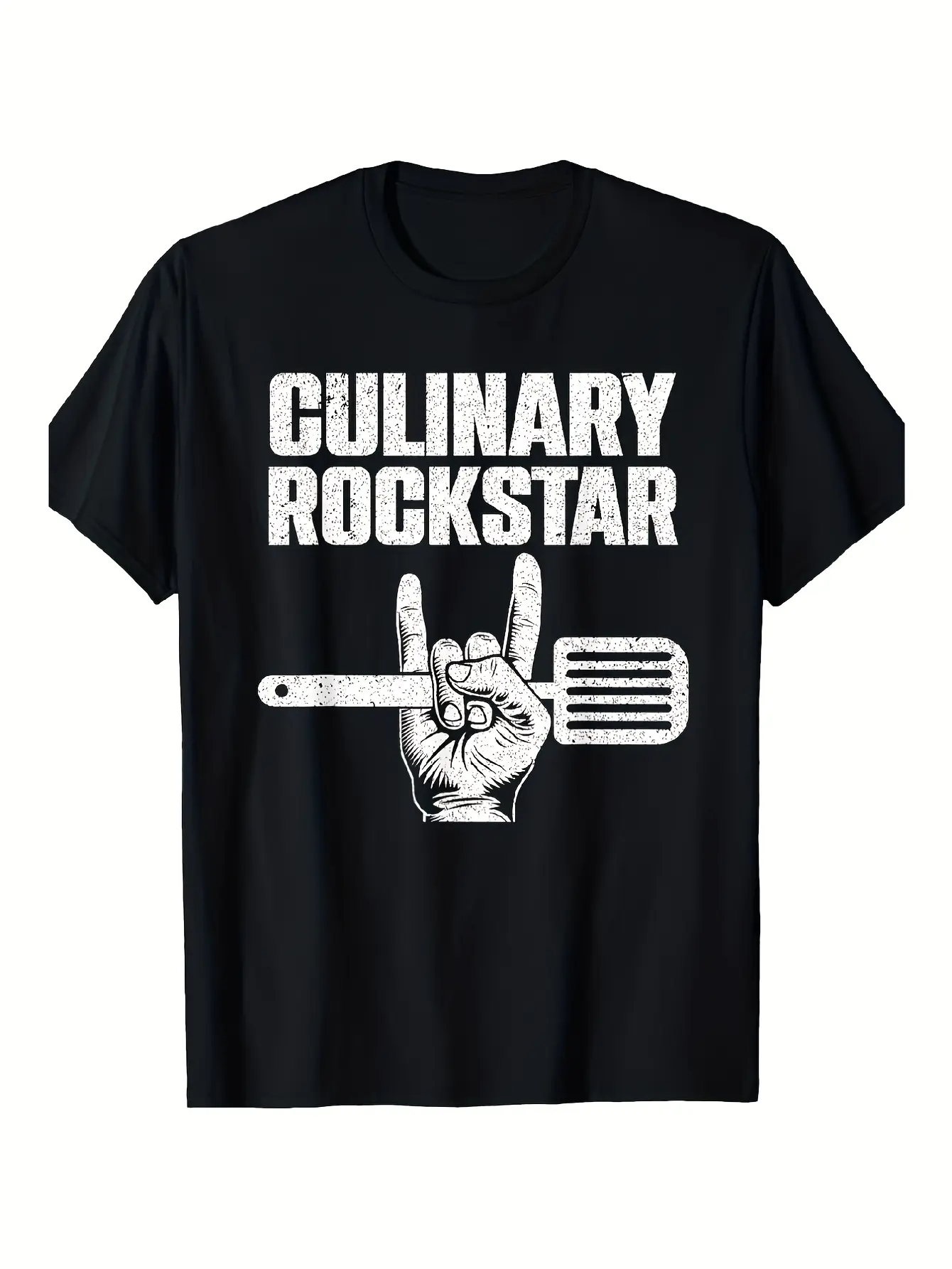 Chef'S T-Shirt for Cooking Lovers - Unique Design unisex soft cotton short sleeve t shirt, vintage graphic casual tee for men women teens, perfect birthday holiday gift for camping travel gym daily street  wear
