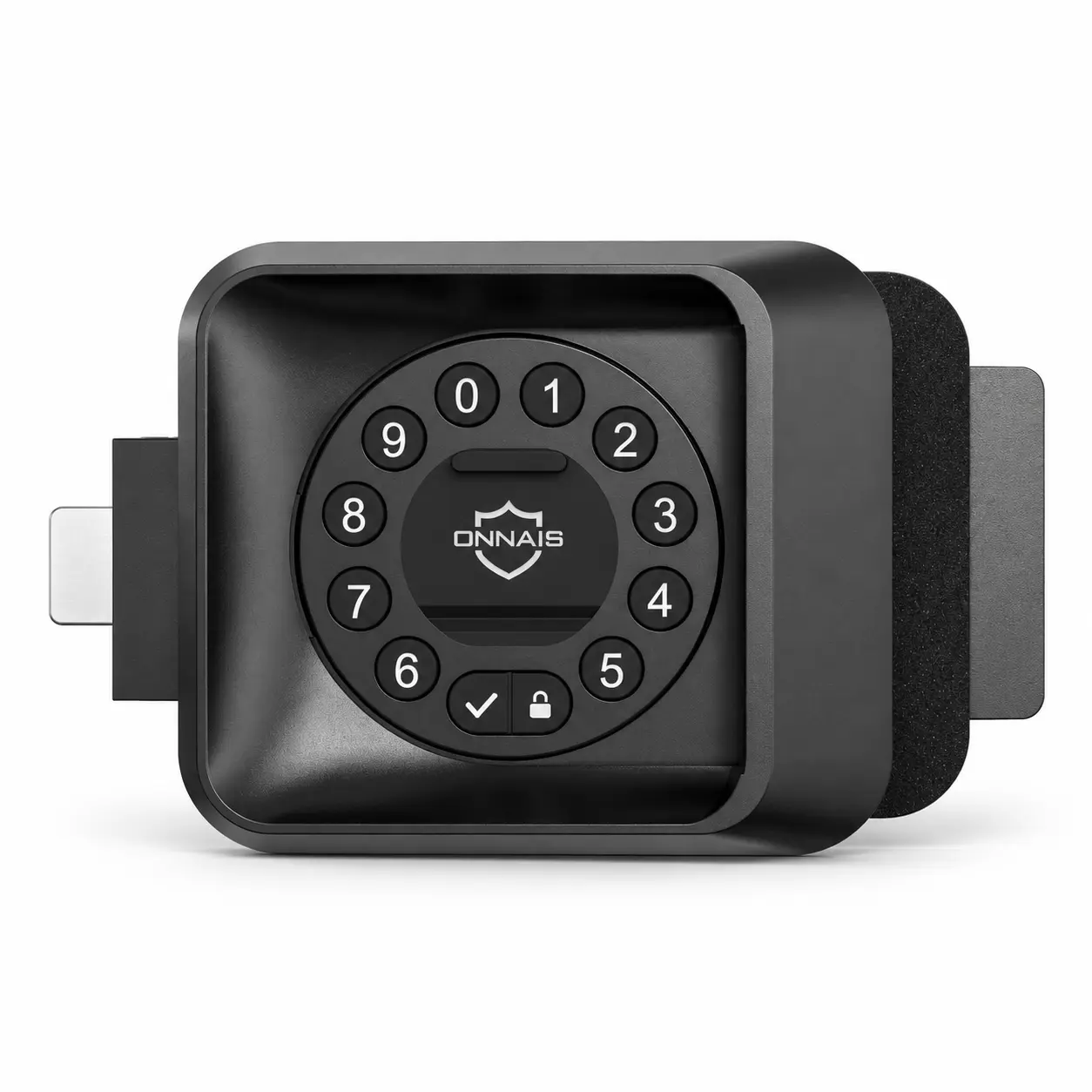 ONNAIS Guard Smart W008 Keyless RV Door Lock with App Control, Keypad and Remote Fob for Select Glass RV Doors