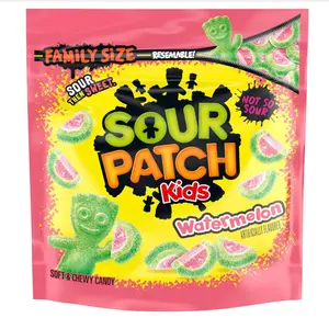 SOUR PATCH KIDS Watermelon Soft & Chewy Candy, Family Size, Bulk Candy, 1 lb, 12.8 oz