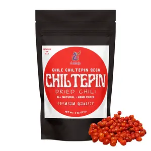 El Alebrije - Chiltepin Dried Chile 2 oz (57 g) Chile Tepin - Authentic Mexican Flavor, Extra Spicy 50,000 to 100,000 SHU, Dried Whole Wild Chiles