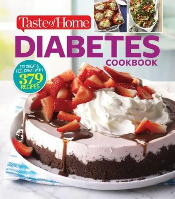 USED Book - Taste of Home Diabetes Cookbook: Eat Right, Feel Great with 370 Family-Friendly, Crave-Worthy Dishes! (Paperback) - english
