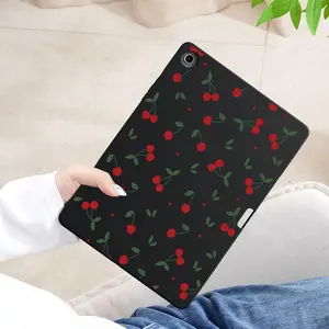 Cherry Pattern Tablet Case with Pen Slot, Anti-fall Tablet Protective Cover, Tablet Protector for Samsung Galaxy Tab A7 Lite 8.7, S6 Lite, A8 10.5, A7 10.4, S7/S8 11, S9+/S9FE+/S10+ 12.4, Tablet Casing