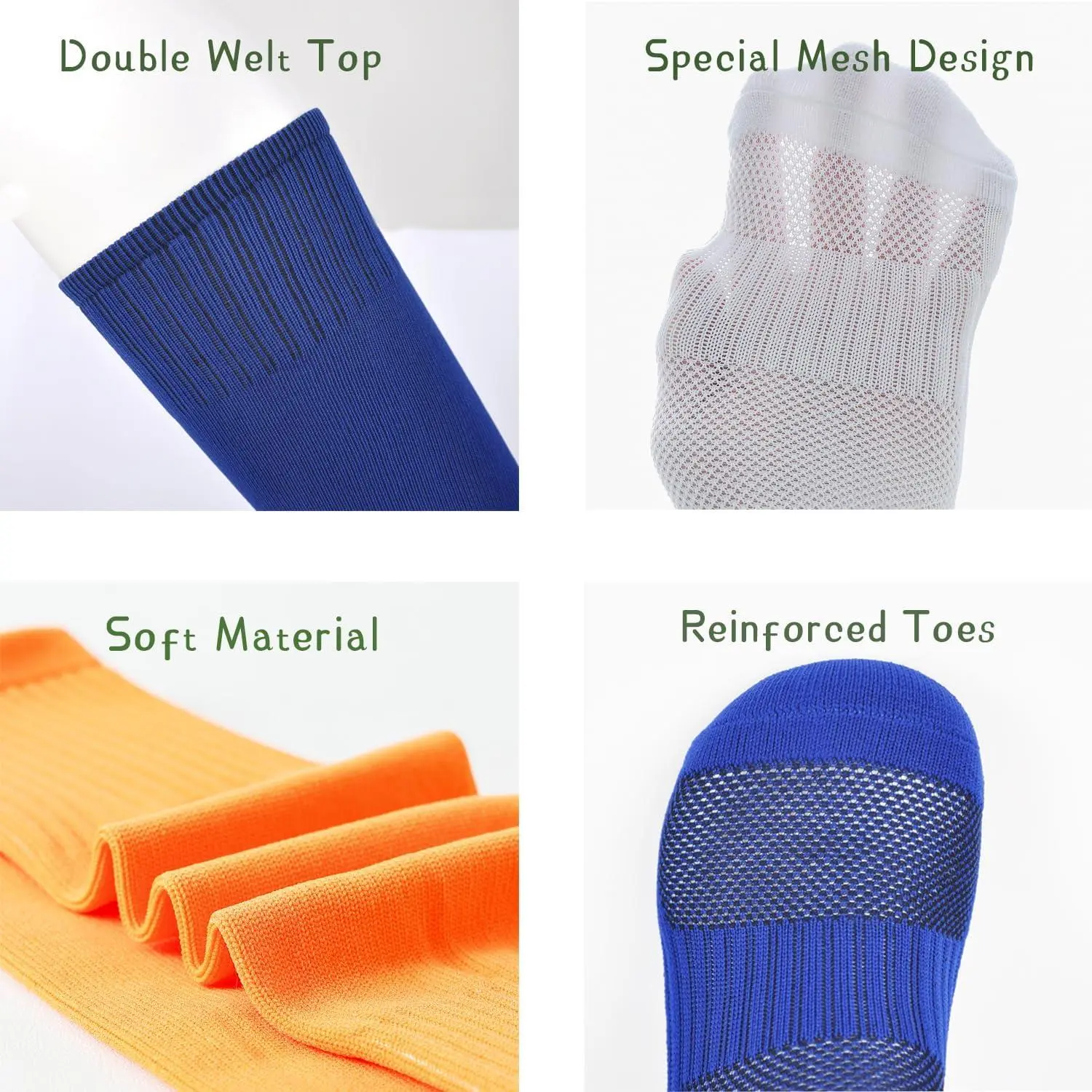 Boys Girls Soccer Football Socks - Knee High Solid Sports Socks for Toddler Kids, Breathable Comfortable Athletic Socks Perfect for Training Match Outdoor Activities, Durable Stretchable Design Boys Girls Soccer Football Socks - Knee High Solid Sports Socks for Toddler Kids, Breathable Comfortable Athletic Socks Perfect for Training Match Outdoor Activities, Durable Stretchable Design