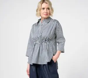 Carla Rockmore Collection Regular 3/4-Sleeve Shirt