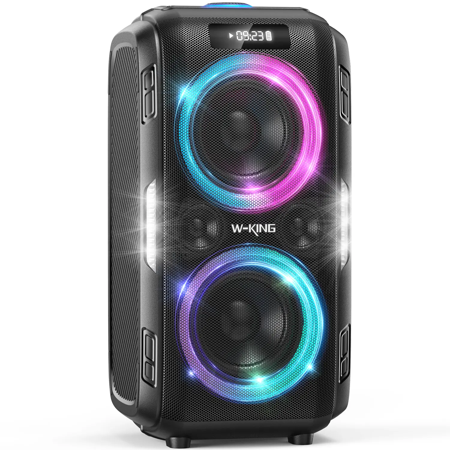 W-KING 270W Boombox | 125dB Loud, Dual Subwoofers & 12 Custom Bass Bass Speakers Bass Boost Speaker
