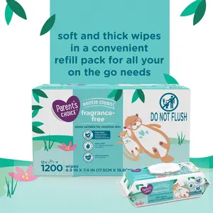 Parents Choice Fragrance-Free Baby Wipes, 1200 Count (Select for More Options) Walmart Inc. Care