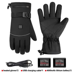 Ultimate Winter Heated Motorcycle Gloves - Waterproof, Touch Screen, Perfect for Skiing & Snowboarding
