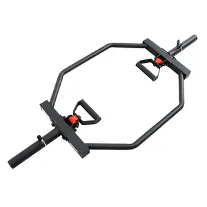 Strength Training Olympic Hex Bar Barbell High Load Capacity Swivel Handles Hex Dumbbells Arm Exercise Equipment