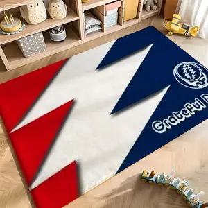 G-Grateful D-Dead Anmie Floor Mat Soft Flannel Doormat Non-Slip Absorbent Floor Rug for Kitchen Bathroom Doorway Entrance Living Room Decorative Area Rug Home Decor Modern Stylish Mat Multiple Sizes Available