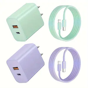 JOZASHON for iPhone 14/13/12 20W Dual Port Power Adapter Usb C Charger  with 6ft MFi Certified Charging lightning Cable, for iPhone 14/13/12/11/XR/X/X Max Electronic Smartphone and Cellphone