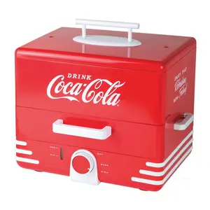 Nostalgia Large Coca-Cola Hot Dog and Bun Steamer