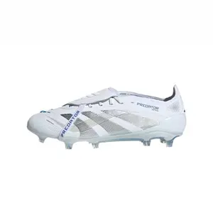 Adidas Predator Elite Unisex White Football Cleats - Ball Control, Comfort, Versatility, Grip, Durability - Unisex Look Maison Mihara House White Official Women's Casual Trainers Trending Shoes