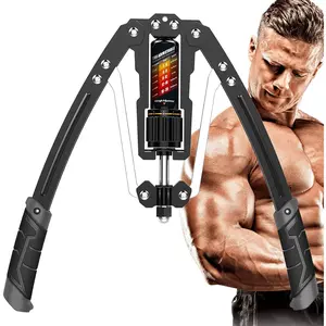 - Adjustable 22-440 lbs Hydraulic Power, Home Chest Expander, Shoulder Muscle Training Fitness Equipment, Arm Strengthening Exercise Enhancer