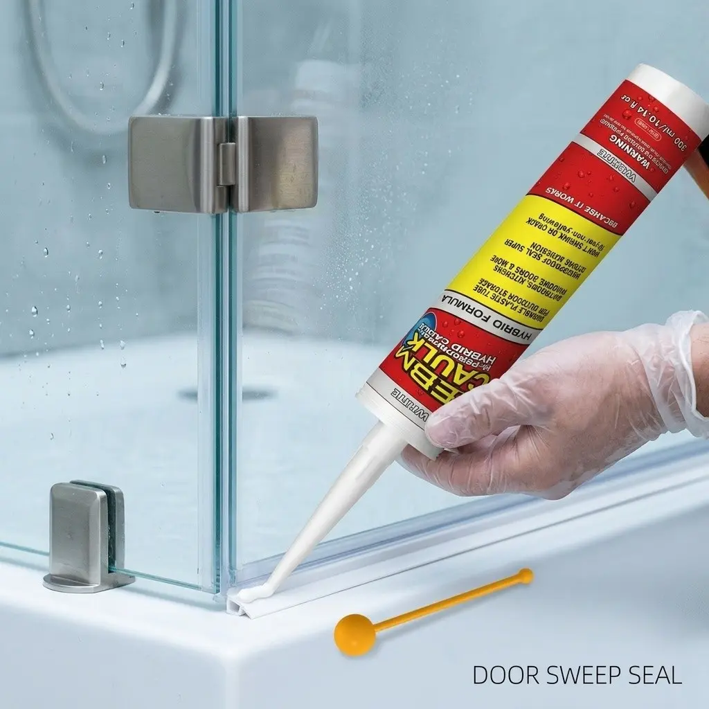 Waterproof Bathroom Adhesive agent, Smooth Application Fast Drying, Crack-Resistant and Super Tough, Ideal for Toilet Base and Kitchen Areas, Quick Dry Adhesive, Strong Adhesive Waterproof