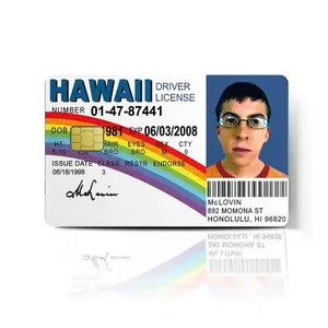 McLovin ID Credit Card Skins, Shopping Card Sticker Covers – Scratch-Resistant, Waterproof, and Durable.