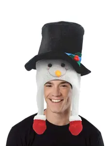 New Christmas Decoration Women's Headwear Cute Snowman Creative Funny Hat Party Event Props Gift Elderly Christmas Cosplay Holiday Hat for Women