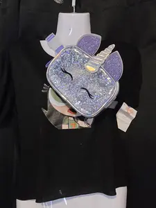 Sparkly unicorn cross body/ fanny pack