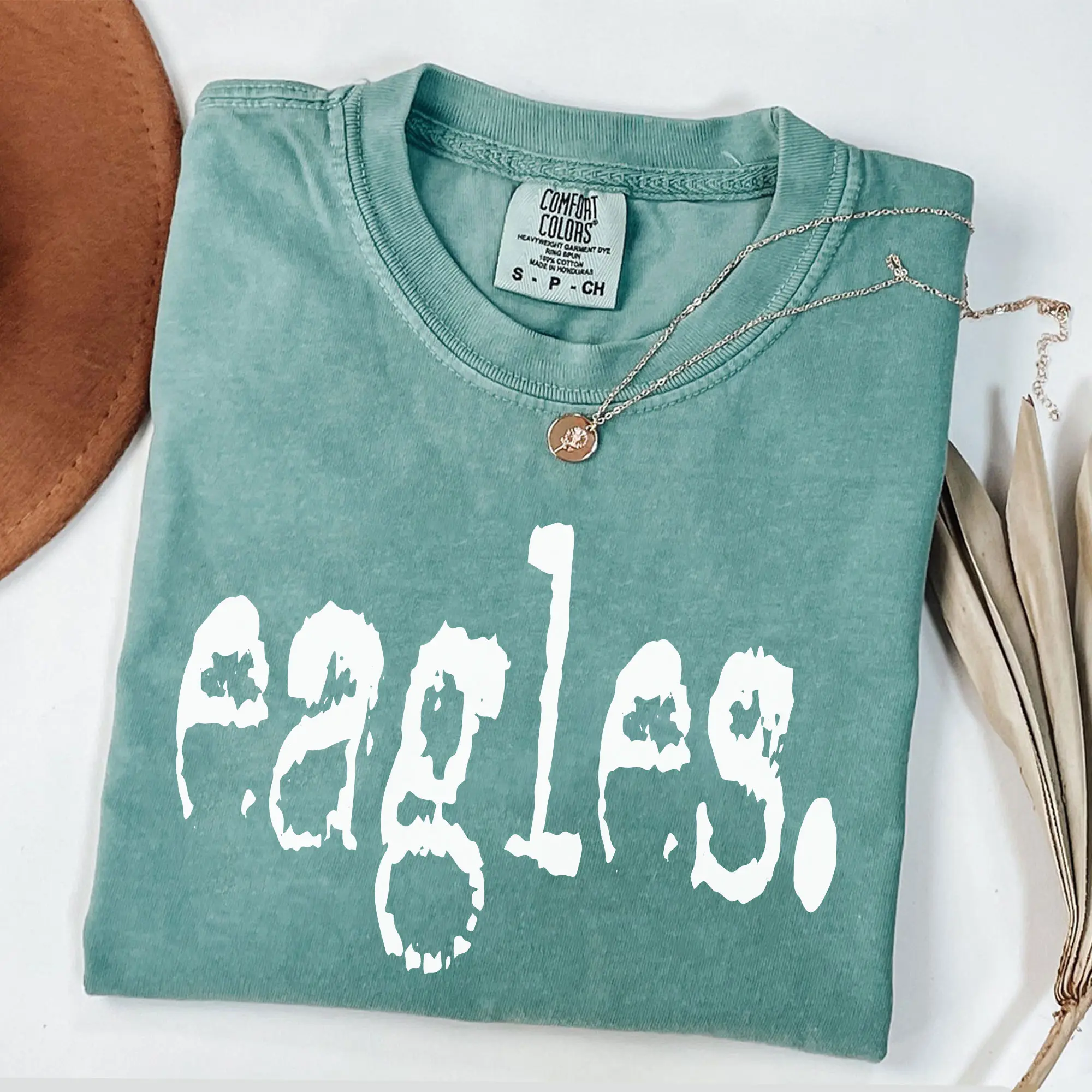 Vintage Eagles Shirt Comfort Colors Game Day Football Tee
