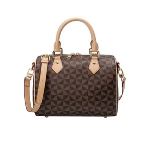 Women's Fashion Geometric Pattern Crossbody Bag, Lightweight Zipper Shoulder Purse with Adjustable Strap, Trendy All-Match Commuter Bag for Daily Use, Perfect Mother’s Day Gift