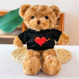 Personalized 11-Inch Teddy Bear (Including Clothing), Wedding Decoration Teddy Bear, Cute Teddy Bear, Is The Personalized Gift For Boyfriend Or Girlfriend On Valentine'S Day, Birthday, Or Christmas. Suitable For Various Occasions Such As Tea Rooms