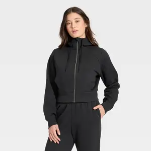 Women's Active Comfort Full Zip Sweatshirt - All In Motion