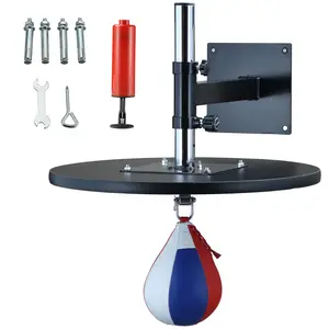 Standard size wall mounted boxing auxiliary training equipment reasonable platform and ball dimension fit different user groups indoor sports ability improvement exercise