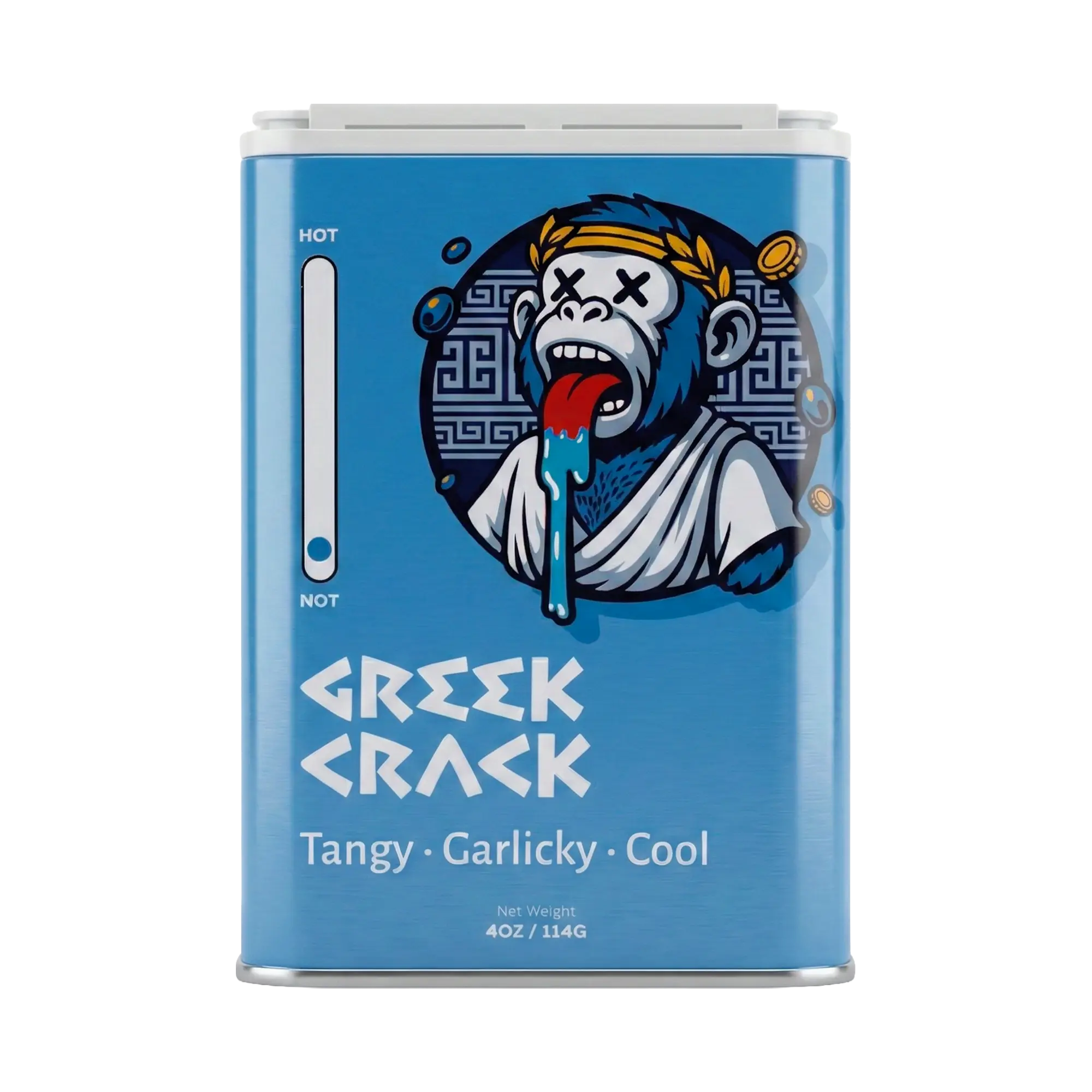 Greek Crack Mediterranean Seasoning - Tangy Sumac and Dill Spice Blend with Oregano, Garlic and Cumin - Perfect for Grilled Chicken, Lamb, Gyros, Souvlaki, Salads, Hummus, Tzatziki and Roasted Potatoes