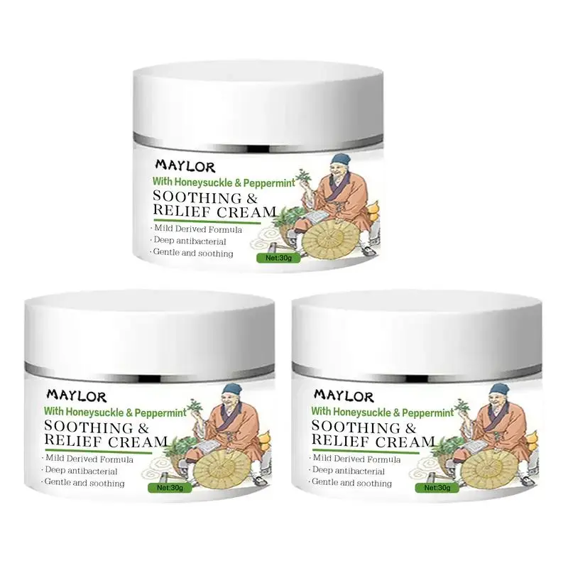 MAYLOR Herbal Sensitive Skin Face Cream - Regular Edition Daily Hypoallergenic Calming Soothing Daytime Lightweight Hydrator, Fragrance-Free Gentle Eczema Treatment Formula, No Irritants or Harsh Additives, Face Cream Daily, Moisturizer, Face Moisturizer