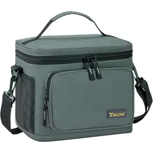 22 Can Large Lunch Bag, Insulated Lunch Bag for Men, Large Leakproof Cooler Bag with Adjustable Shoulder Strap for Office Work Picnic, Freezable Lunch Box for Men Women