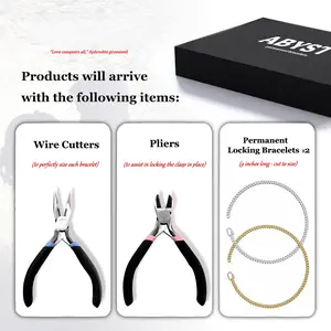 Permanent Bracelet Kit – DIY Couple Bracelet Making Kit For Couples, Friendship Bracelets – Gift for Anniversary, Valentine’s Day & Date Night Activity - His and Her Bracelets