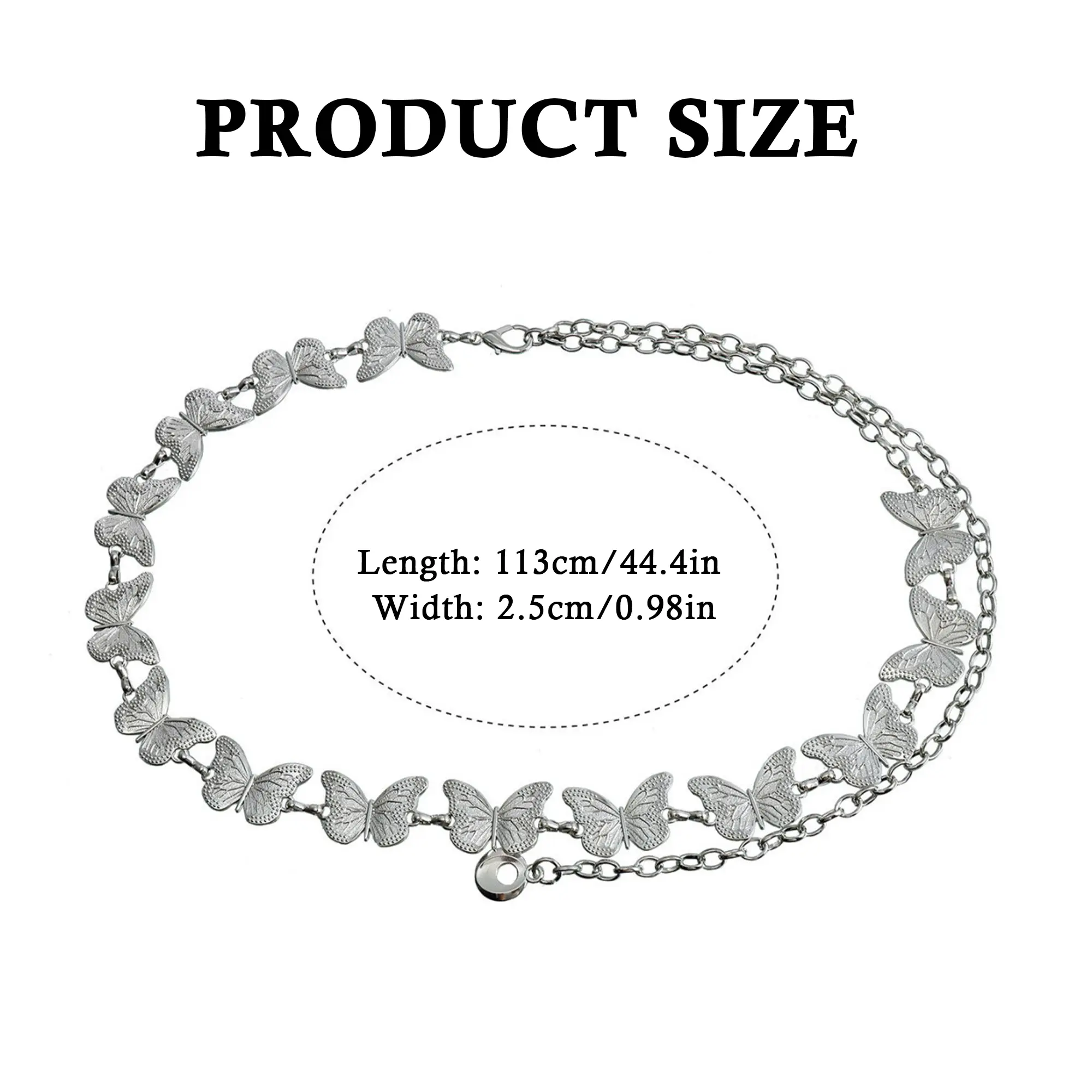 Metal Alloy Waist Chain for Women, Boho Butterfly Belt with Ethnic Tassels, Adjustable Statement Jewelry for Dresses and Parties, Belts For Dresses, Waist Chains, Ethnic Pattern, Boho Fashion Lovers