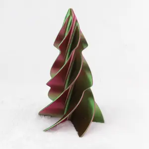 3D-Printed Christmas Tree Spiral Designs for Festive Decor