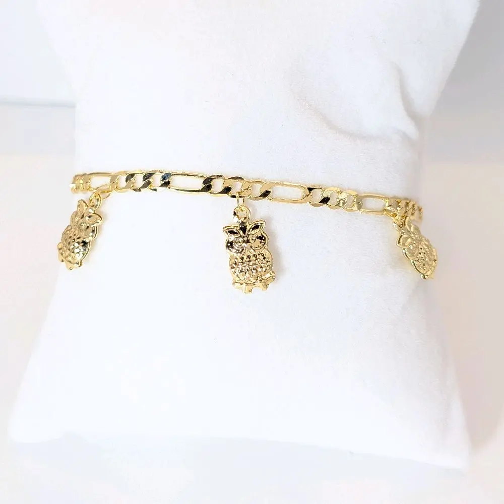 Gold Plated Bracelet 7.5 Inches Long - Stylish and búho  Durable Jewelry Accessory for Everyday Wear bracelet BRA-8012