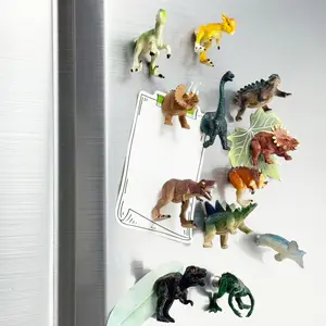 12 Piece Dinosaur Fridge Magnets, Prehistoric Animal Shapes for Kitchen Office Cabinet Home Decor, Fun Refrigerator Accessories, Refrigerator Decorating Magnet