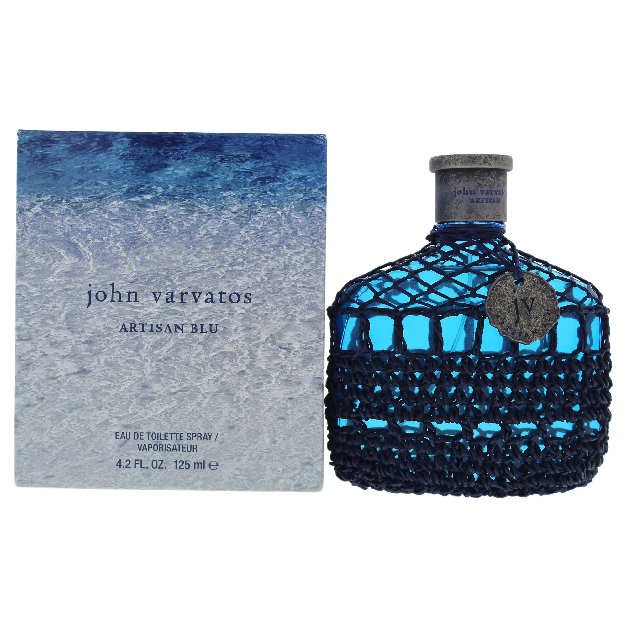 Artisan Blu by John Varvatos for Men - 4.2 oz EDT Spray, Fresh Woody Aquatic Scent