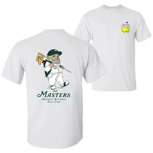 [Flash Sale Up To 50%] 2026 Masters Caddie Mascot T-Shirt, Augusta National Golf Club Graphic Tee, Easter Day Golf Shirt, Vintage Cartoon Style, Zelensky