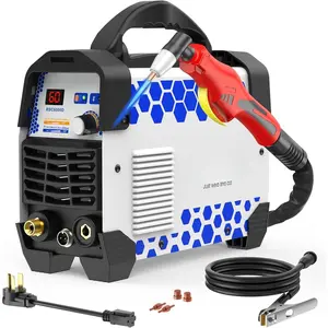 60A Plasma  Dual  120V/240V, 1/2" Clean Cut IGBT Inverter, Portable Metal  Machine with  & Tips - RBC6000D 2025 Upgraded (Pre-Installed Air Regulator)