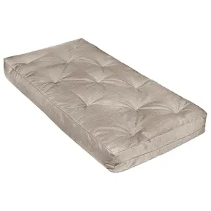 Trupedic Twin Size 8-inch Indoor Houndstooth Futon Mattress
