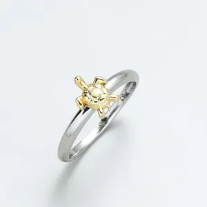 Two-Tone Animal Rings – Bee, Turtle, Dinosaur  Couple Jewelry Gift for Men & Women