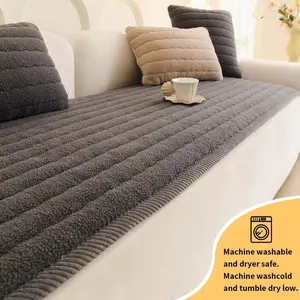 Solid Color Pet Sofa Cushion, Comfortable & Non-slip Pet Sofa Cushion, Washable & Quick-drying Universal Cushion for Cats & Dogs