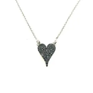 Black Heart Necklace